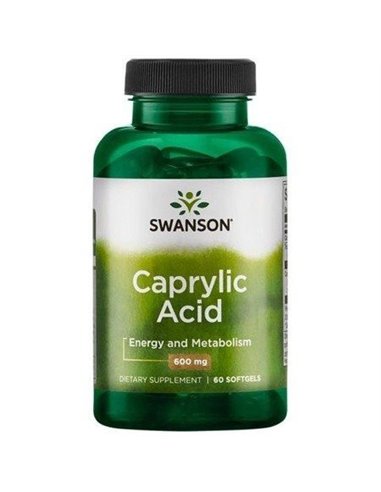 Kapryylihappo 600 mg, 60 kapselia