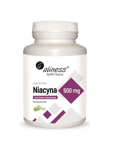 B3-vitamiini, niasiini, nikotiiniamidi 500 mg, 100 kapselia