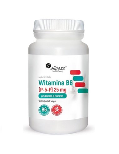 B6-vitamiini (P-5-P) 25 mg, 100 tablettia