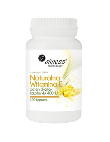 Luonnollinen E-vitamiini, 100 kapselia