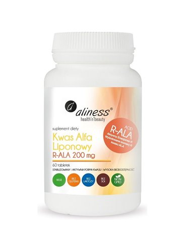 Alfa-lipoiinihappo R-ALA 200 mg, 60 tablettia