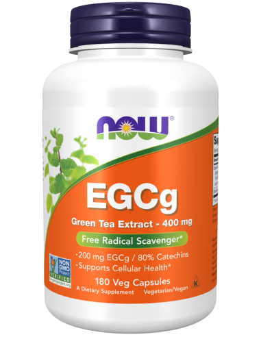 EGCG-vihreän teen uute 400 mg, 180 kapselia
