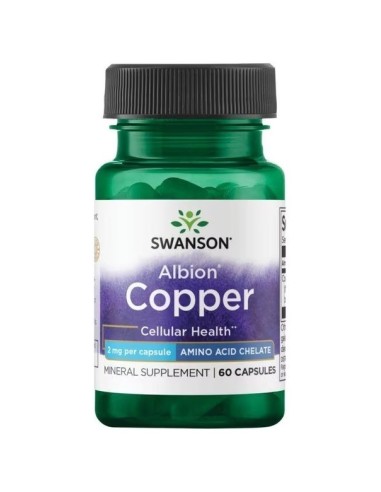 Kupari 2 mg, 60 kapselia (Swanson)