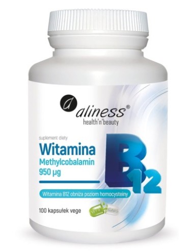 B12-vitamiini Metyylikobalamiini 950µg, 100 kapselia